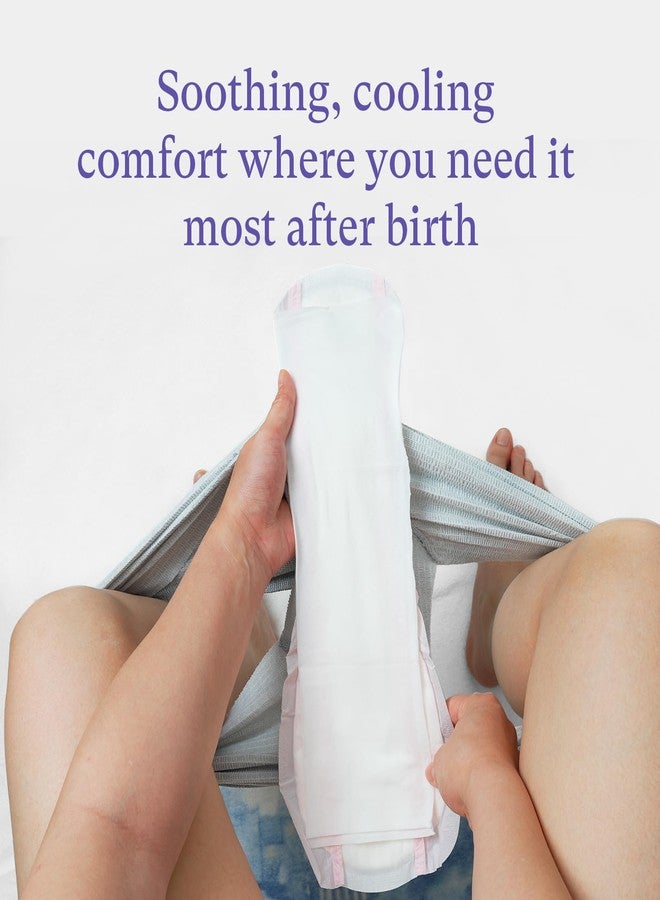 PurComfy Perineal Cooling Pad Liners, Witch Hazel Long Pad Liners for Postpartum Care, Postpartum Essentials for Pain Relief After Birth - 24 Count - Image 4
